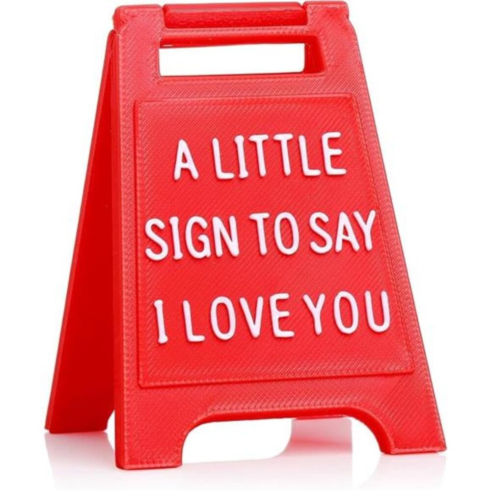 Mini Sign Valentine's Decoration Anniversary Present - Romantic I Love You Sign - Picture 7 of 7